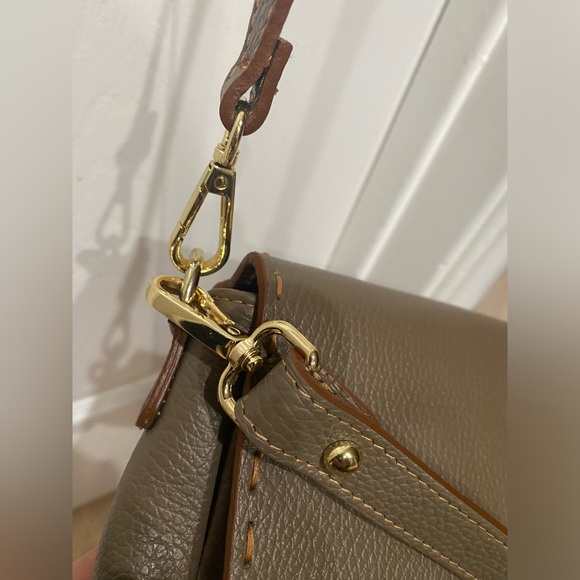 Made In Italy East West Beige Soft Leather Crossbody Bag- Purchased In Italy - Picture 6 of 16